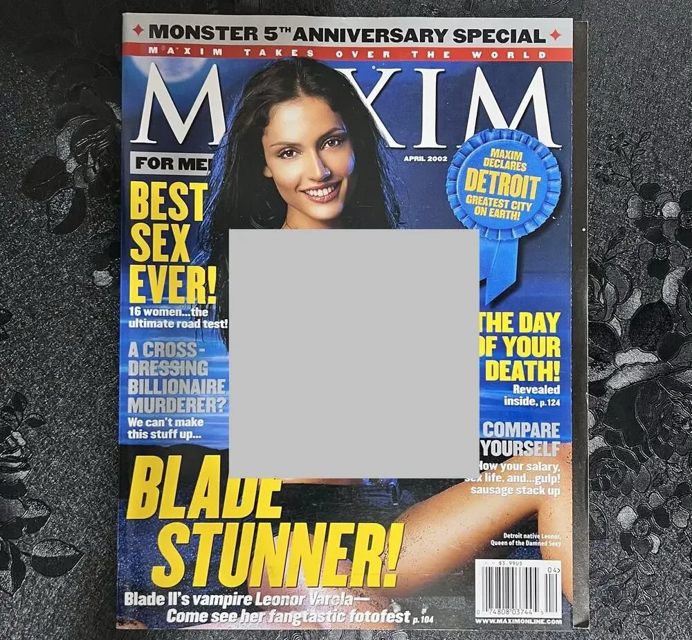 Maxim Magazine # 52 April 2003 Leonor Varela